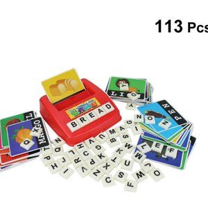 1 Set Literacy Fun Game Words Learning Card for Kids Toddlers Children 113 Piece